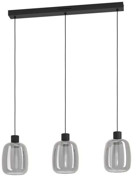 EGLO MOLOCHIO-Z, Juoda, Plieninė, Universali, IP20, II, LED