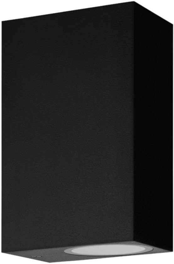 Sieninis šviestuvas Kinkiet EGLO EGLO SCOGLIERA-E square outdoor wall light - Juodas