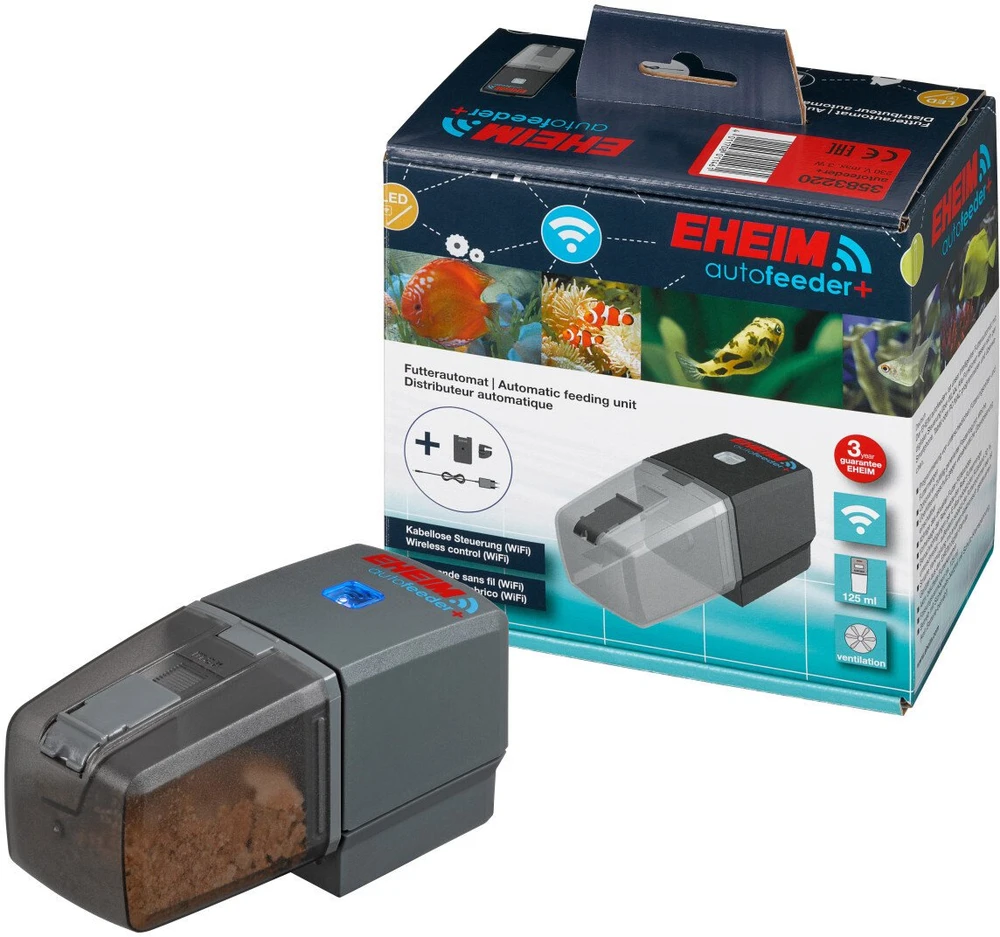 Automatinis akvariumo maitinimo įrenginys su Wi-Fi valdymu, EHEIM autofeeder+ 3583