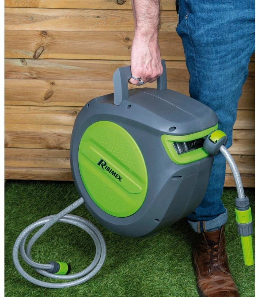Ehrle PVC sodo žarnos ritė 20 m RIBIMEX, automatinė