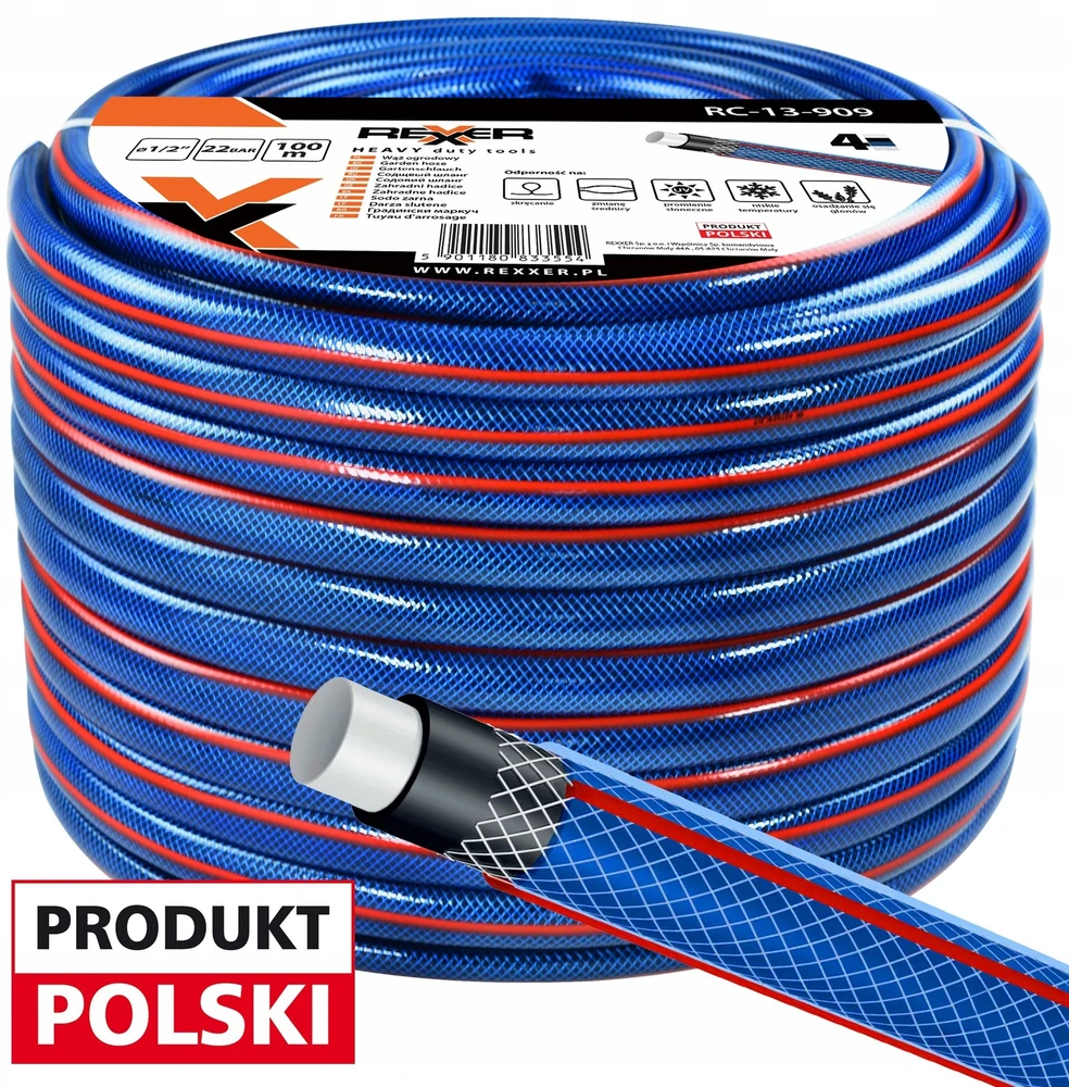 Ehrle Laistymo žarna Rexxer RC-13-909; 100 m; 1/2''