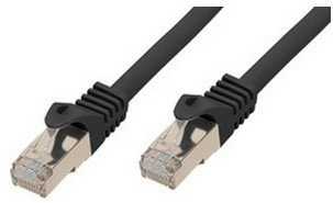 Shiverpeaks Patchcord BASIC-S Cat 7, S/FTP, PiMF, LSZH, juoda, 2m (BS75512-S)