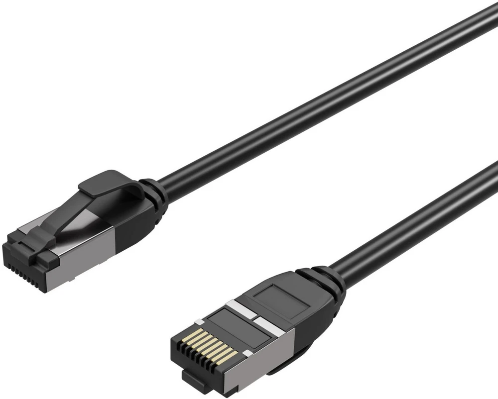 Nezatříděno Flexline Patchcord Cat. 8.1, U/FTP, TPE, juoda, 1m (FL31-47025)