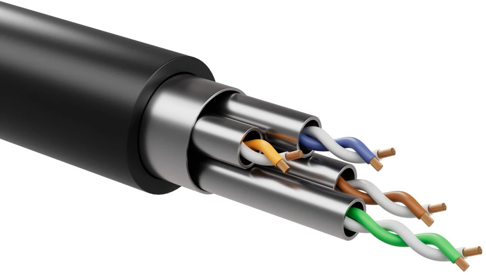 Nezatříděno Flexline Patchcord Cat. 8.1, U/FTP, TPE, juoda, 5m (FL31-47055)
