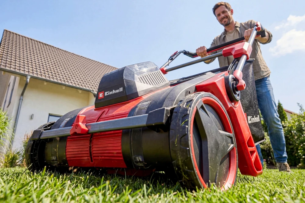 Einhell Akumuliatorinis lapų ir žolės surinkėjas GE-GC 18/55 Li E-Solo (3414185)