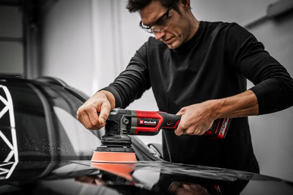 „Einhell“ akumuliatorinis orbitinis poliruoklis CP-EP 18V/125 500–3800 aps./min.