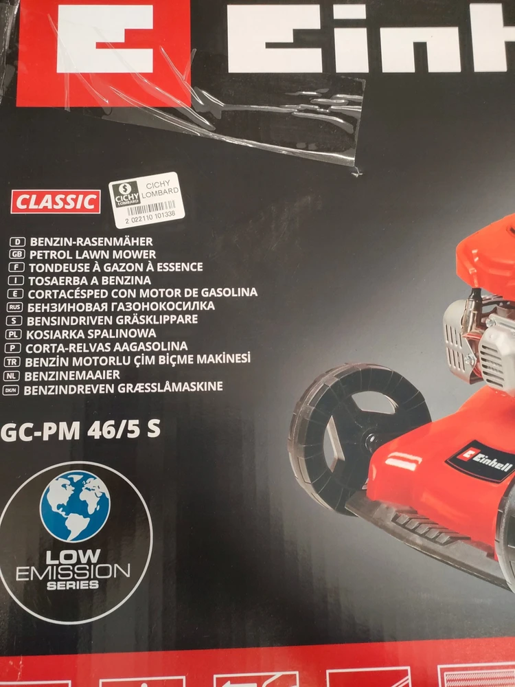 Savaeigė vejapjovė Einhell GC-PM 46/5 S; 2 kW; 46 cm