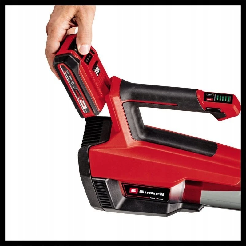 Akumuliatorinis lapų pūstuvas Einhell GP-LB 18/200 Li E-Solo; 18 V (be akumuliatoriaus ir pakrovėjo)