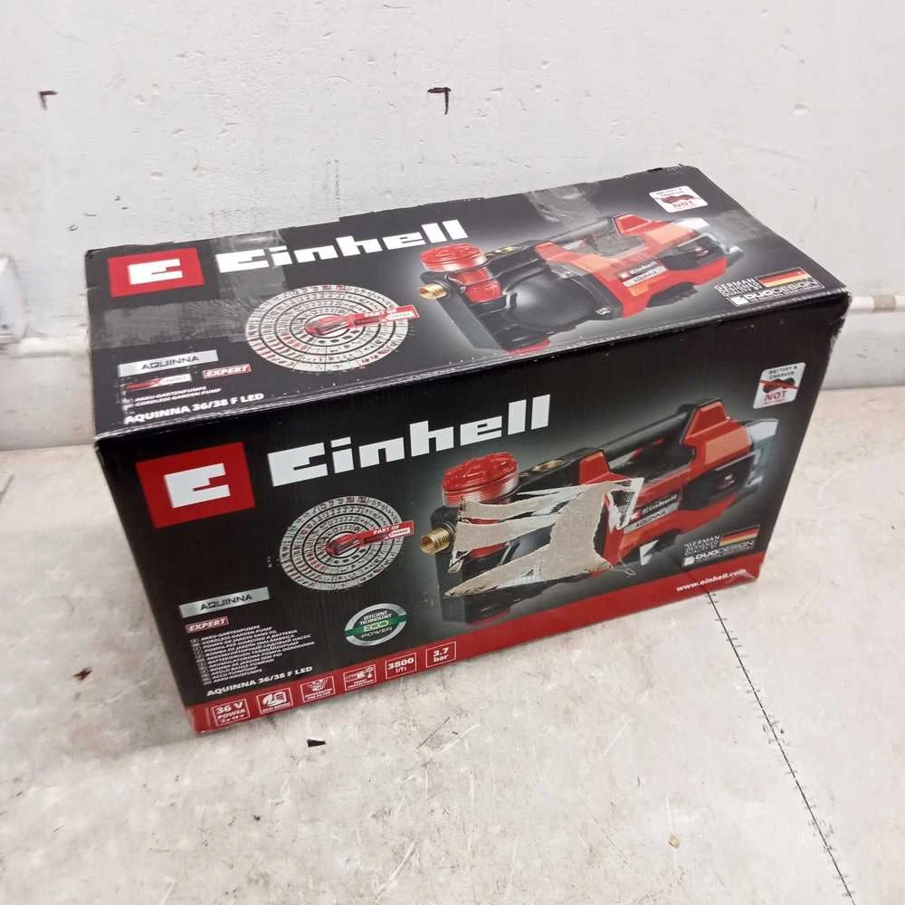 Vandens siurblys Einhell AQUINNA 36/38 F LED; 2x18 V (be akumuliatoriaus ir pakrovėjo)