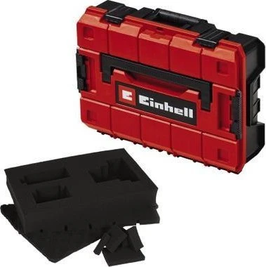 Einhell Einhell sistemos dėklas E-Case SF įsk. tinklelio putplastis, įrankių dėžė (juodas/raudona, su tinklelio putplasčio įdėklu)