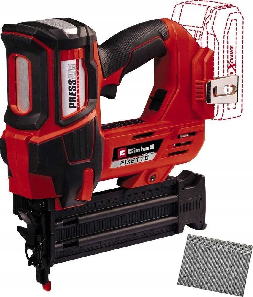 Einhell FIXETTO 18/50 N kabių pistoletas su Press Air technologija