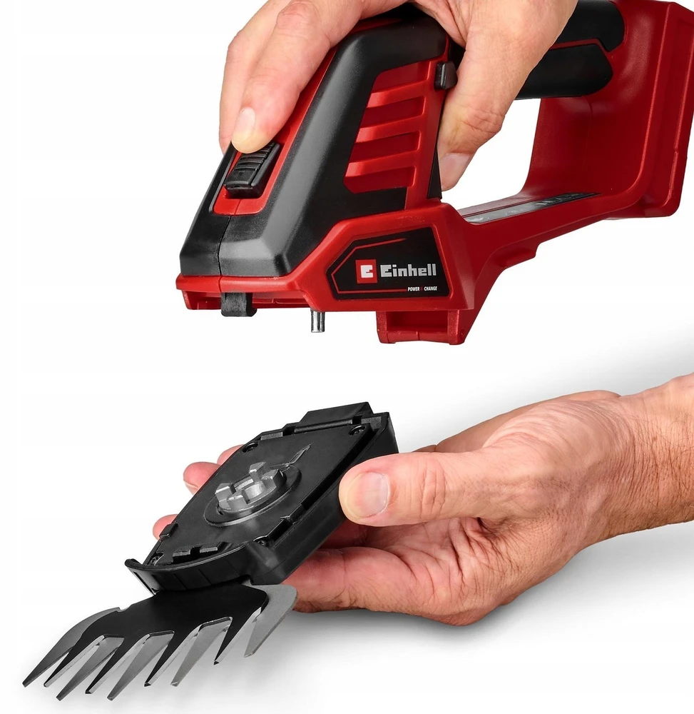 EINHELL akumuliatorinės žolės žirklės GE-CG 18/100 Li 3in1-SOLO