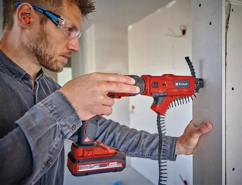 Einhell Trockenbauschrauber-Magazin Aufsatz(raudona, für Trockenbauschrauber TE-DY 18 Li und TC-DY 710 E)