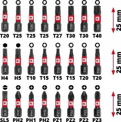 „Einhell“ grąžtas SUMOČIŲ ATSPARUMŲ PRIEDŲ RINKINYS 39 Vnt. M-CASE 49108759