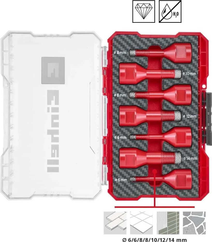 Einhell M-CASE skylių pjūklų rinkinys, 7 dalys, 49500400