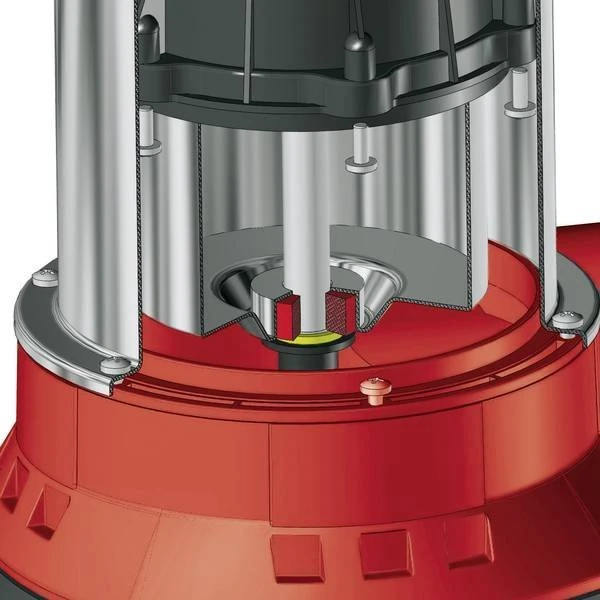 „Einhell“ nešvaraus vandens siurblys GC-DP 6315 N, panardinamas / slėginis siurblys (raudonas / nerūdijančio plieno, 630 vatų)