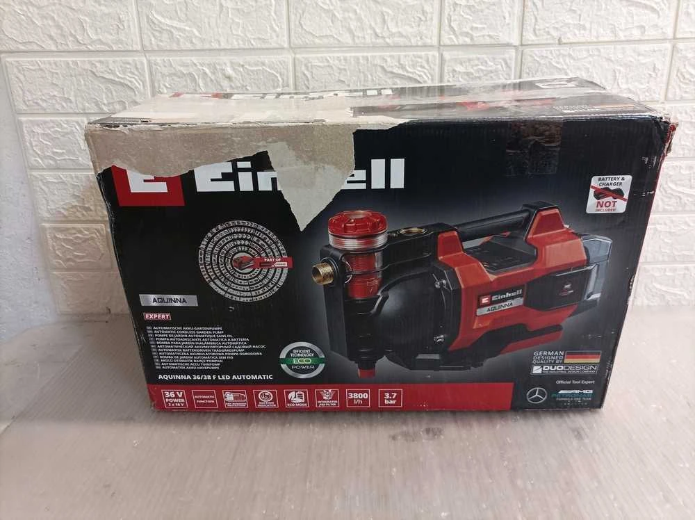 Vandens siurblys Einhell AQUINNA 36/38F; 2x18 V (be akumuliatoriaus ir pakrovėjo)