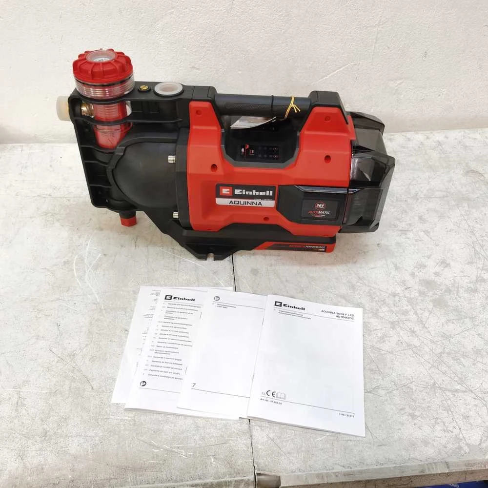 Vandens siurblys Einhell AQUINNA 36/38F; 2x18 V (be akumuliatoriaus ir pakrovėjo)