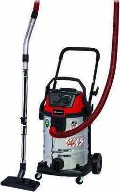 Einhell pramoninis dulkių siurblys Einhell TE-VC 2230 SACL, šlapias/sausas dulkių siurblys (raudonas/nerūdijantis plienas)