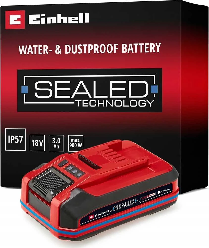 Einhellakc Akumuliatorius EINHELL Sealed PXC Plus A2, 18 V 3,0 Ah Li-Ion, IP57