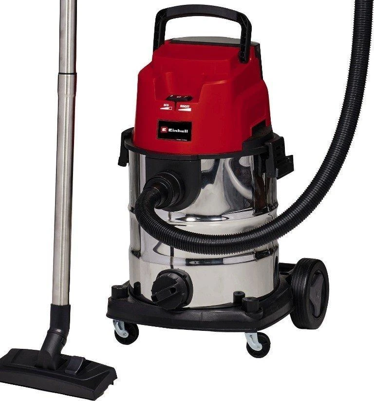 Einhell EINlight TE-VC 36/25 Li S-Solo (2x 18Volt), Nass-/Trockensauger - red/edelstahl, without Akku und Ladegert