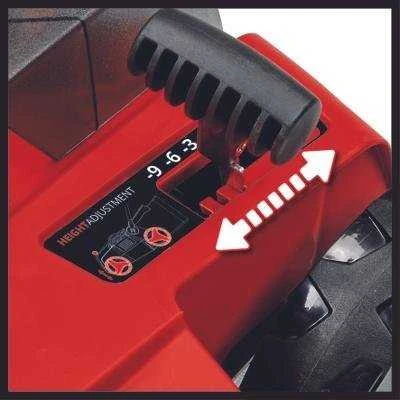 Einhell aeratoriaus aukščio reguliavimo svirtis
