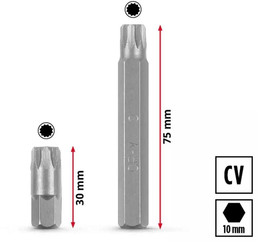 Einhell XL-CASE sutvirtintų antgalių rinkinys 40 vnt.