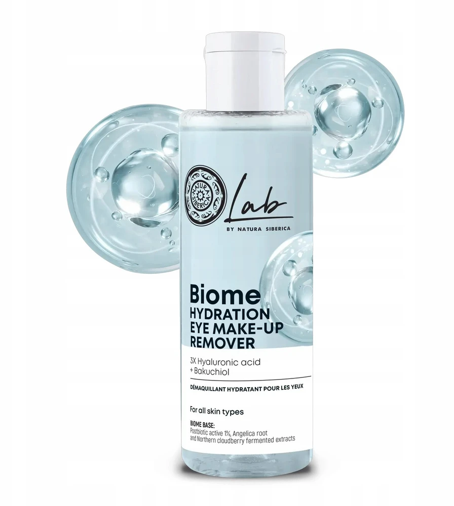 Akių makiažo valiklis drėkinantis NATURA SIBERICA Biome, 150 ml