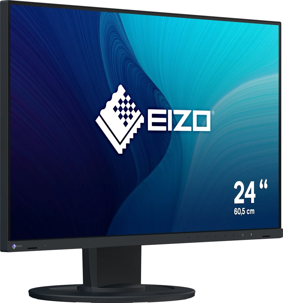 Monitorius EIZO FlexScan EV2400R-BK - 23.8". 1920 x 1080. FullHD. 16:9. (juoda)