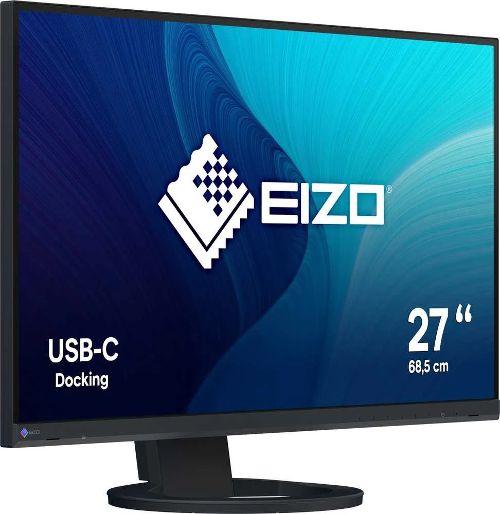 Monitorius EIZO FlexScan EV2720S-BK - IPS | 27" | QHD | sRGB 10bit | Pivot | Juodas