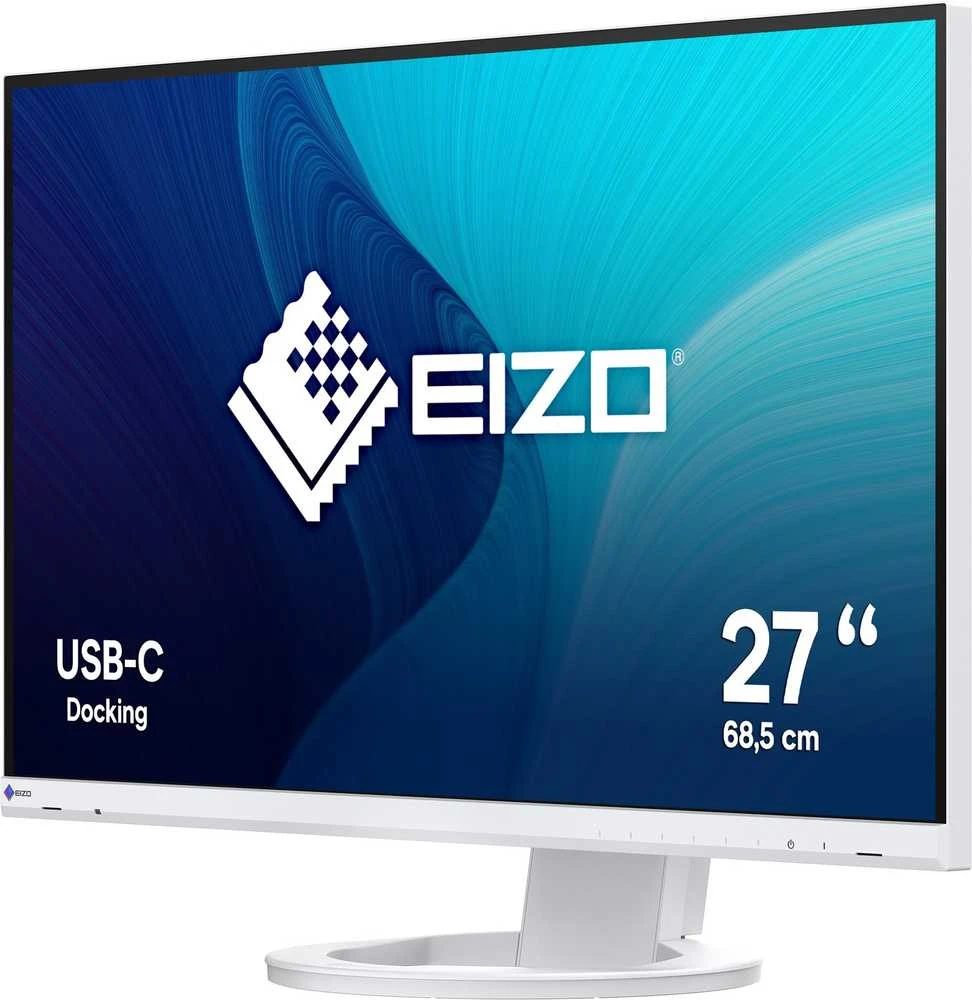 Monitorius EIZO FlexScan EV2720S-WT - IPS | 27" | QHD | sRGB 10bit | Pivot | Baltas