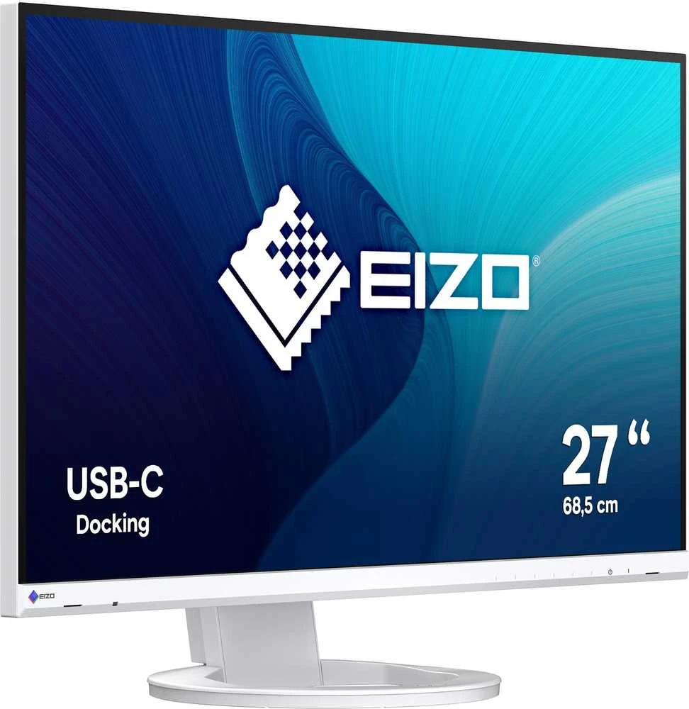 Monitorius EIZO FlexScan EV2720S-WT - IPS | 27" | QHD | sRGB 10bit | Pivot | Baltas