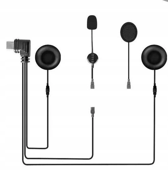 Ejeas Motociklinis interkomas PREMIUM EJEAS K1 MESH 2K Bluetooth 5.1 Wi-Fi CVC 1000m