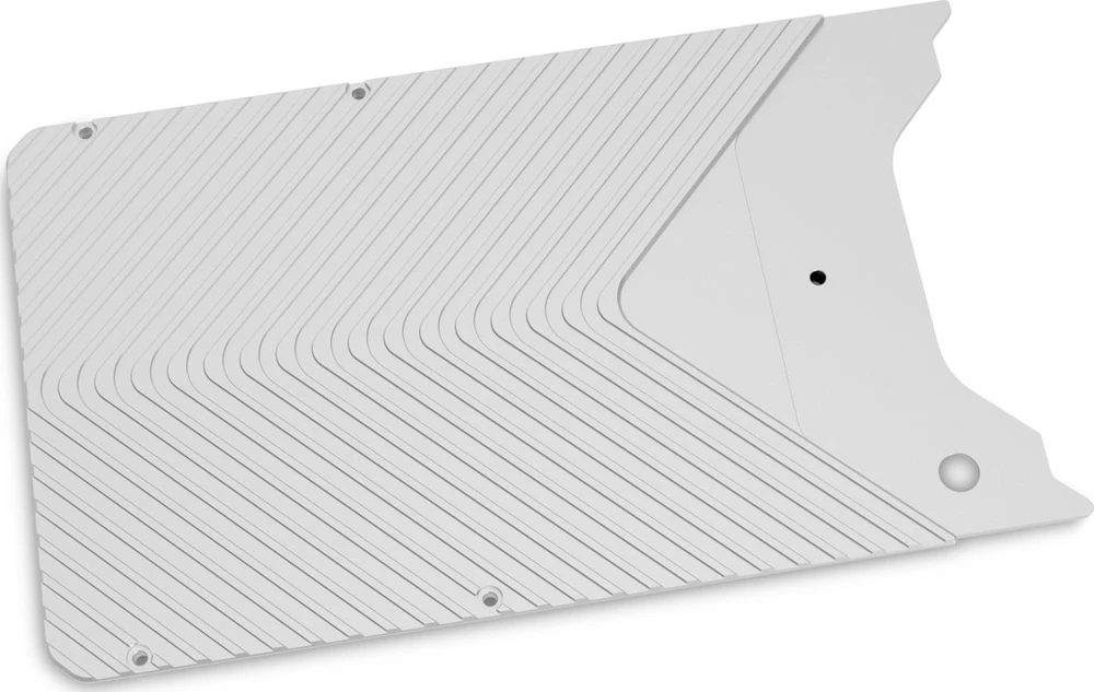 Ek Water Blocks Ek Vanduo Blocks EK Vanduo Blocks EK-Quantum Vector FE RTX 3090 Ti galinė plokštė – sidabrinis