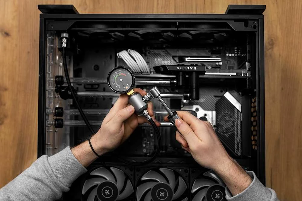 Ek Water Blocks EK vandens blokai EK kilpos nuotėkio testeris Flex