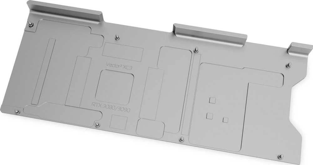 Ek Water Blocks Ek Vanduo Blocks EK Vanduo Blocks EK-Quantum Vector² XC3 RTX 3080/90 galinė plokštė – nikelis