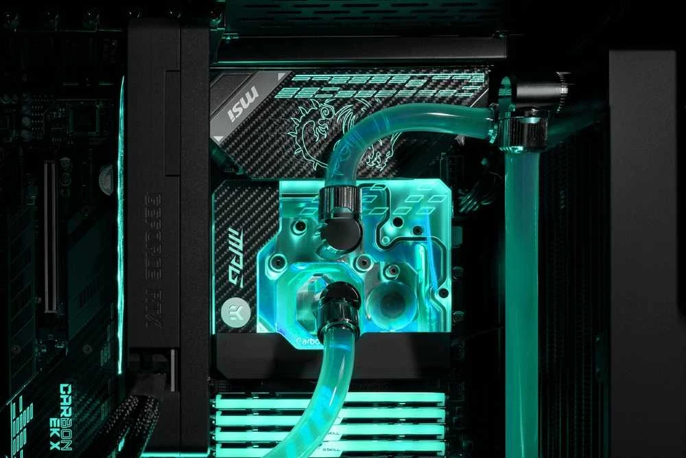 Ek Water Blocks EK vandens blokai EK-Quantum Momentum, Intel MPG Z590 Gaming Carbon - EK X Edition - Socket 1200