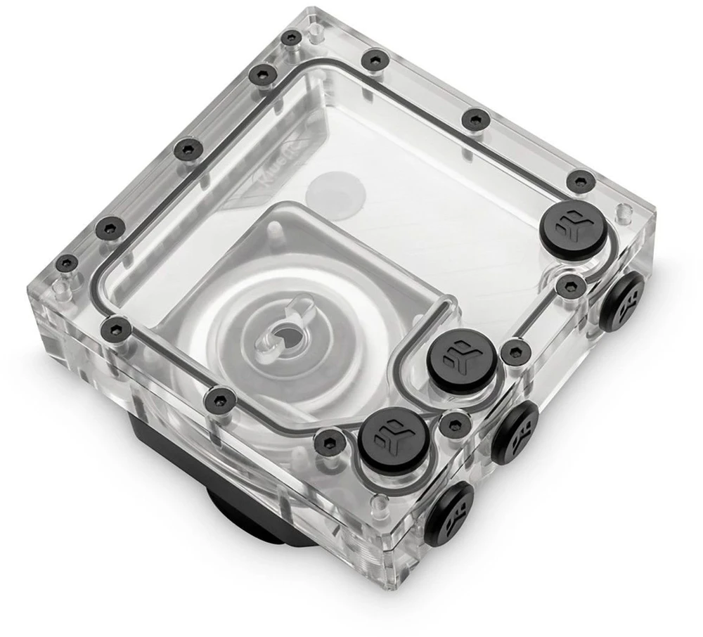 Ek Water Blocks EK vandens blokai EK Vanduo blokai EK-Quantum Kinetic3 FLT D5 PWM rezervuaro-siurblio derinys Ø 120 mm, D-RGB, akrilas