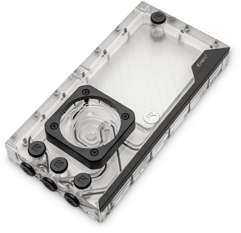 Ek Water Blocks EK Vanduo Blocks EK-Quantum Kinetic3 FLT D5/DDC išlyginamasis bakas - 240 mm, D-RGB, akrilas