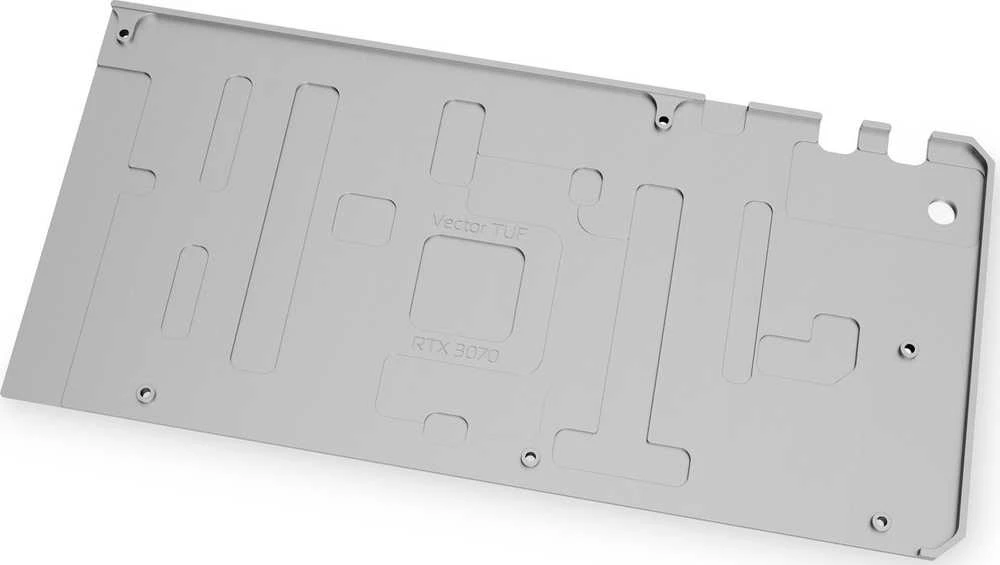 Ek Water Blocks Ek Vanduo Blocks EK Vanduo Blocks EK-Quantum Vector TUF RTX 3070 galinė plokštė – nikelis