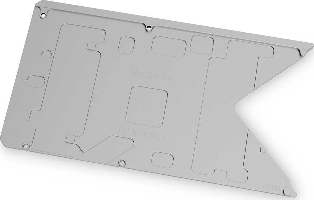 Ek Water Blocks Ek Vanduo Blocks EK Vanduo Blocks EK-Quantum Vector FE RTX 3080 Backplate – Sidabrinis