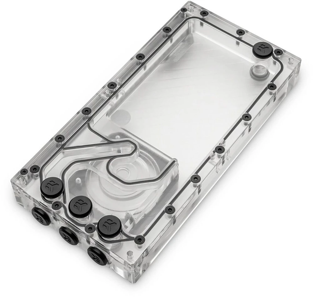 Ek Water Blocks EK Vanduo Blocks EK-Quantum Kinetic3 FLT D5/DDC išlyginamasis bakas - 240 mm, D-RGB, akrilas