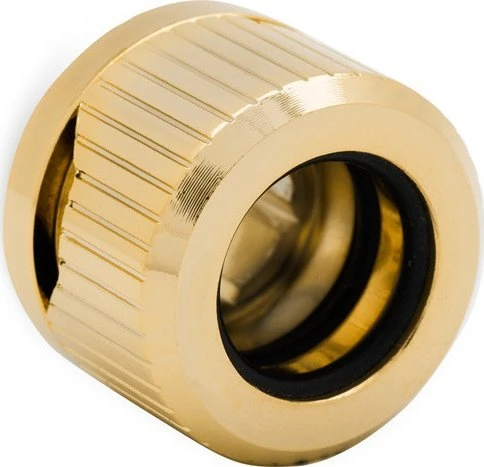 Ek Water Blocks „Ek Vanduo Blocks“ EK Vanduo Blocks EK-Torque HDC 12 jungtis, tiesi G1/4 colio BSP sriegio sriegis, 12 mm išorinio skersmens kietas vamzdis, 12 mm išorinio skersmens, su auksiniu dangteliu
