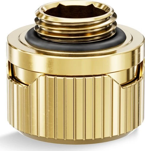 Ek Water Blocks „Ek Vanduo Blocks“ EK Vanduo Blocks EK-Torque HDC 14 jungtis, tiesus G1/4 colio vidinis sriegis, 14 mm išorinio skersmens kietas vamzdis – auksinis