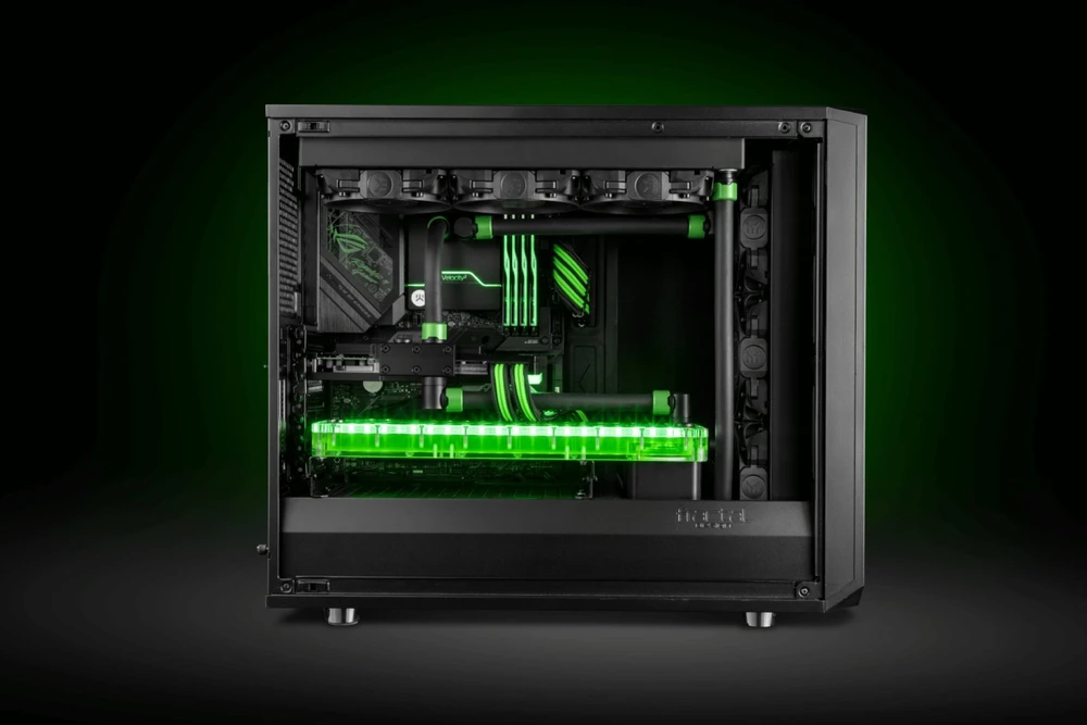 Ek Water Blocks EK Vanduo Blocks EK-Quantum Torque suspaudimo žiedai 6 vnt. STC 16 - žalia