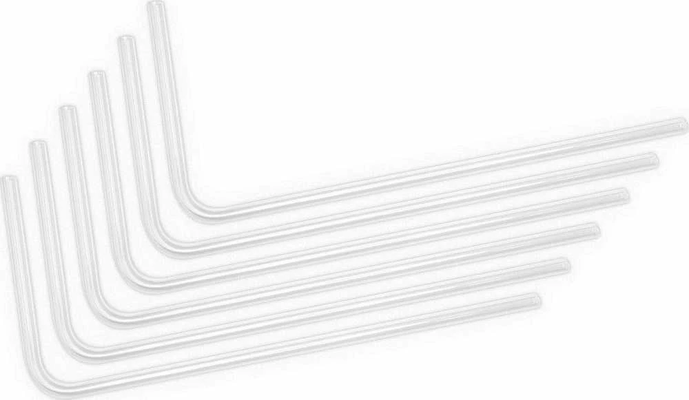 Ek Water Blocks EK vandens blokai EK Vanduo blokai EK-Loop kietas vamzdis 16/12 mm akrilas, sulenktas 90 laipsnių kampu – 80 cm, 6 vnt.