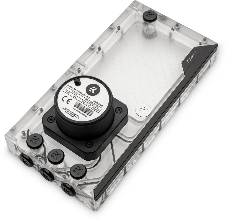 Ek Water Blocks Ek Vanduo Blocks EK Vanduo blokai EK-Quantum Kinetic3 FLT D5 PWM rezervuaro-siurblio derinys Ø 240 mm, D-RGB, akrilas