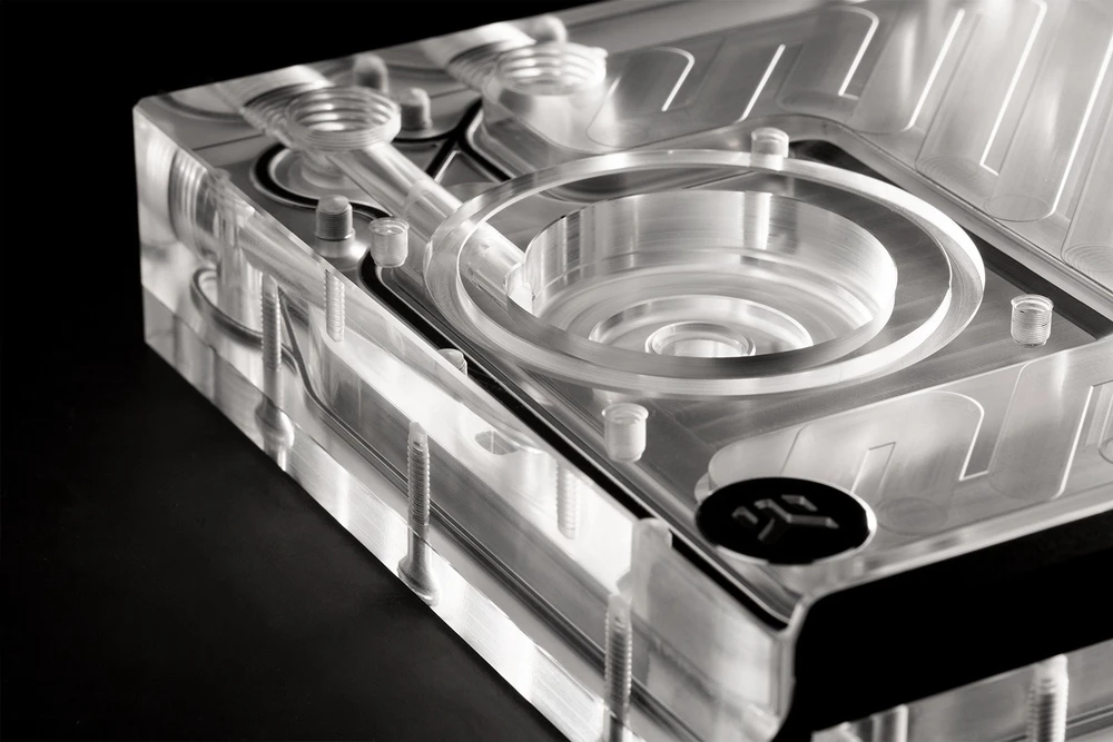 Ek Water Blocks Ek Vanduo Blocks EK Vanduo blokai EK-Quantum Kinetic3 FLT D5 PWM rezervuaro-siurblio derinys Ø 240 mm, D-RGB, akrilas