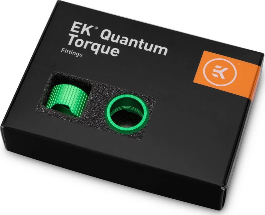 Ek Water Blocks EK Vanduo Blocks EK-Quantum Torque suspaudimo žiedai 6 vnt. STC 16 - žalia