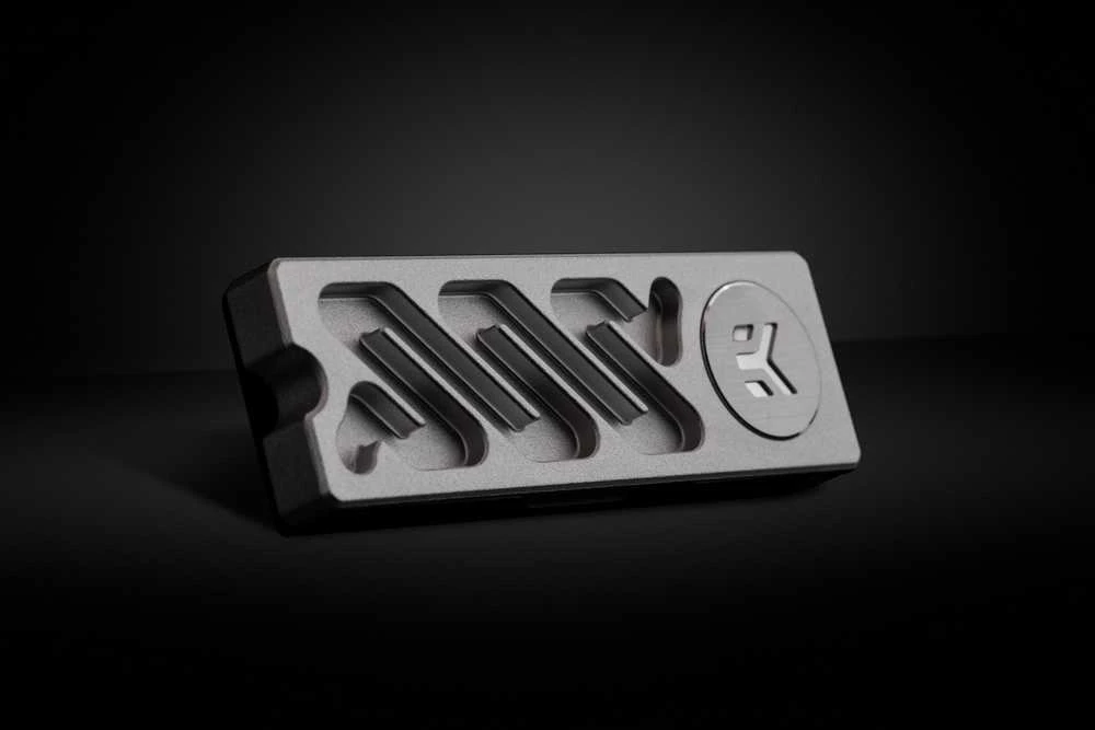 Ek Water Blocks Ek Vanduo Blocks EK Vanduo Blocks EK-Quantum Convection M.2 NVMe – sidabro spalvos